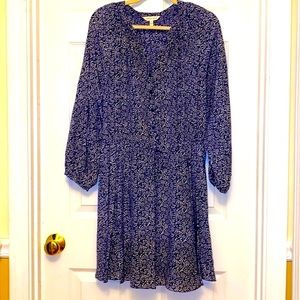 Rebecca Taylor Blue and White Floral Dress